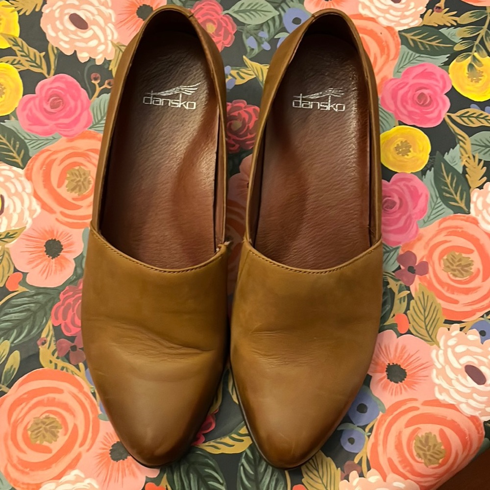 Dansko Leather Wedges Size 10